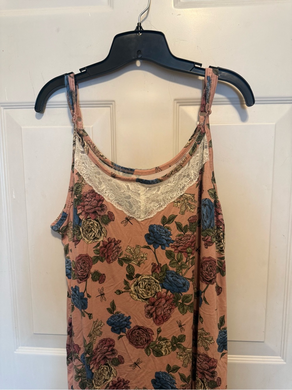 Torrid and Outlander Floral Lace Trim Pink Cami & Short Sleep Set 2X - Picture 2 of 12